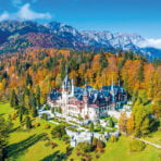 Peles,Castle,In,Autumn.,Sinaia,,Prahova,County,,Romania.